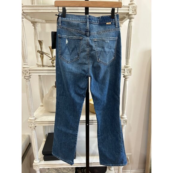 MOTHER Blue Flare Jeans - Picture 6 of 7